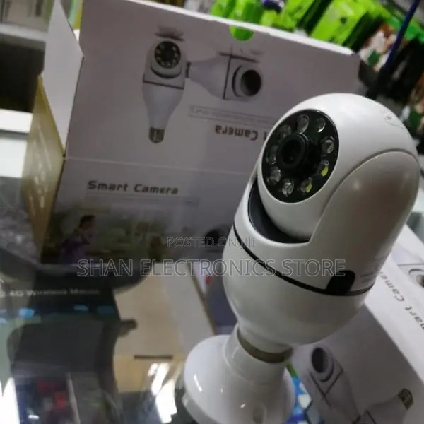 1080p Wireless~Ptz Bulb CCTV Security Camera With Led Lights