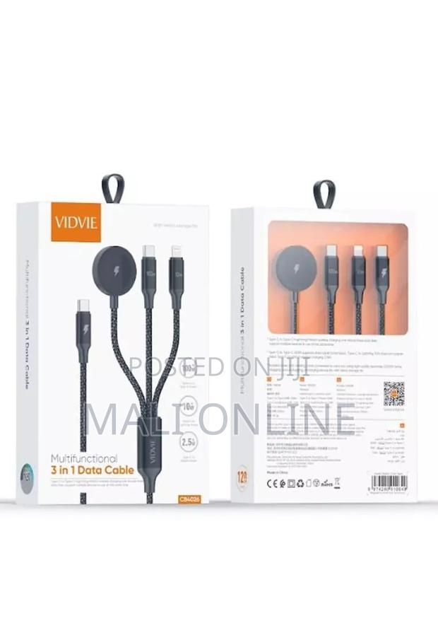 Vidvie 3 in 1 Charging Data Cable With Magsafe - thumbnail 2