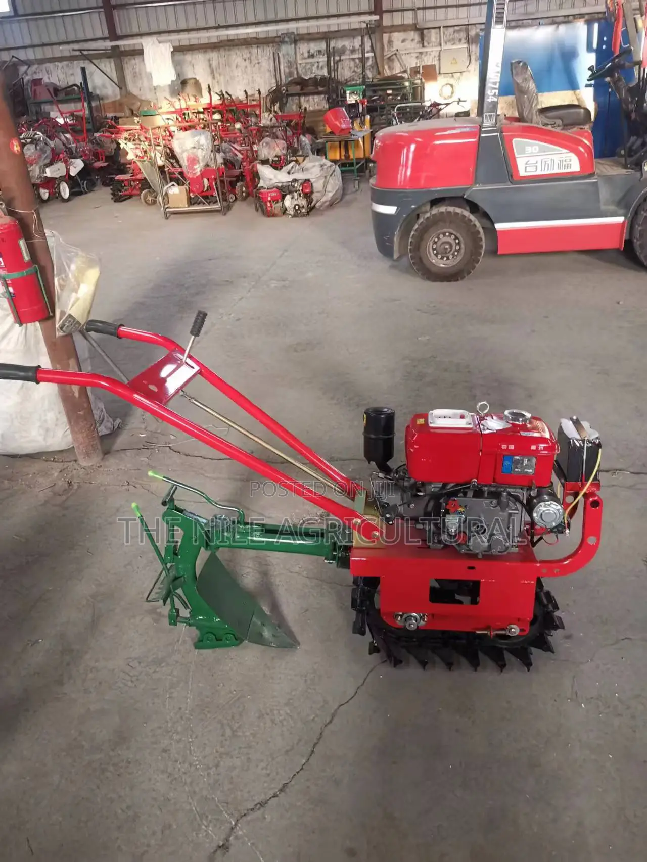 Multifunctional Diesel Push Chain Crawler Cultivator