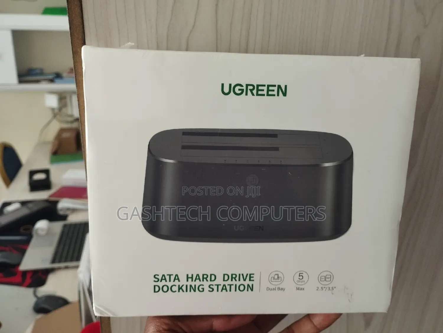 UGREEN USB 3.0 Dual Bay SATA Hard Drive Docking Station