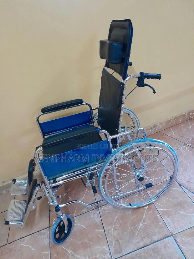 Reclining Wheelchair With Commode - thumbnail 3