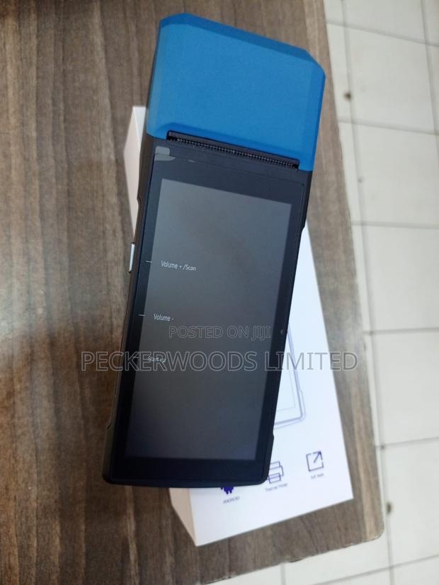 Blue Portable H10 Android 13 Pos Machine