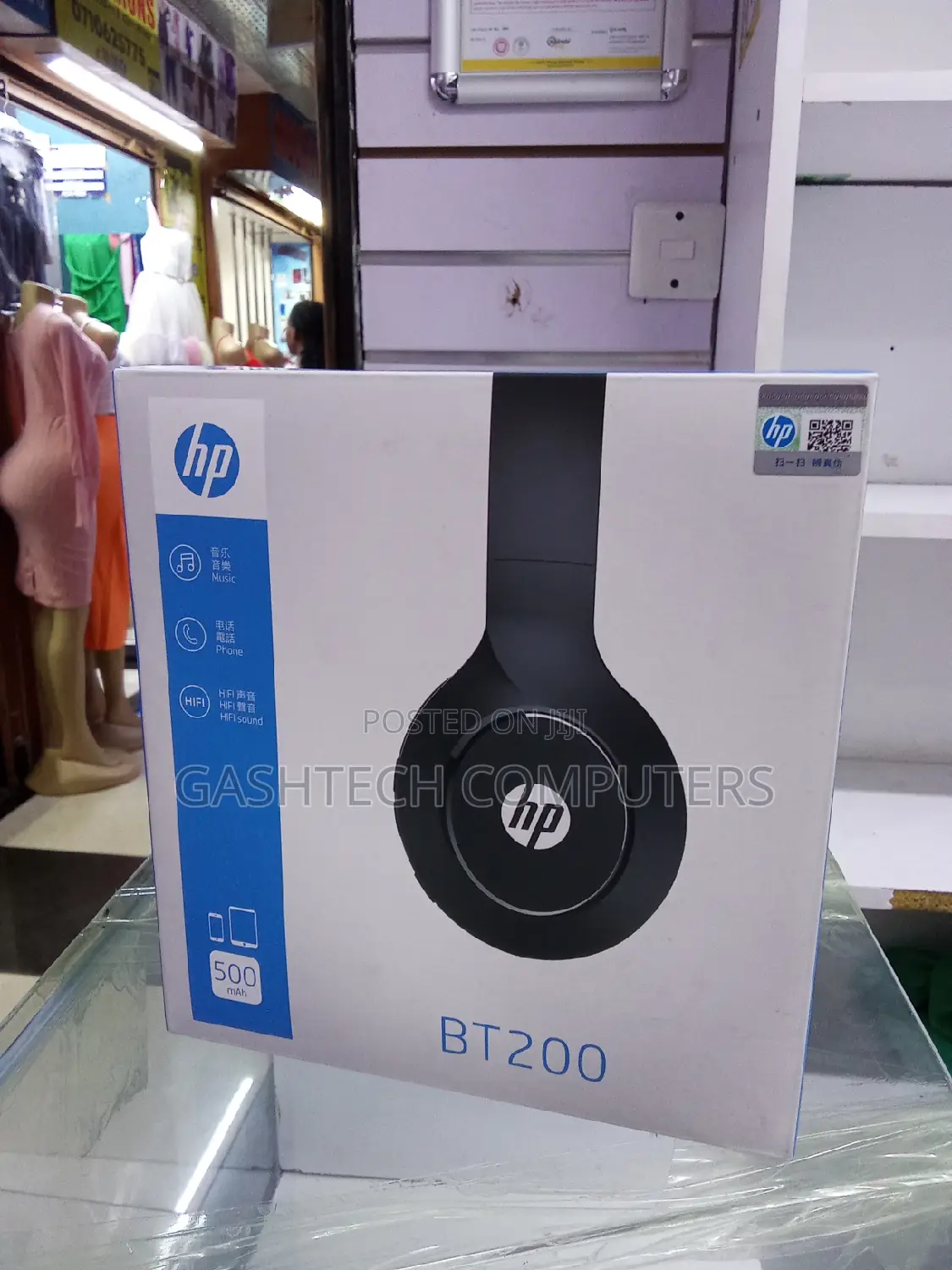 HP BT200 Wireless Bluetooth 5.0 Headset 500mah Battery