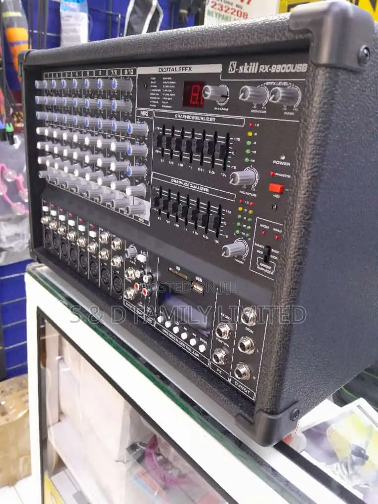 Soundskill Rx9800usb Box Mixer 10 Channels