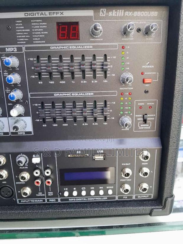 Soundskill Rx9800usb Box Mixer 10 Channels - thumbnail 3
