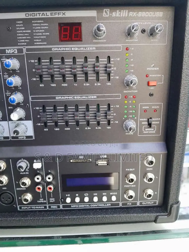 Soundskill Rx9800usb Box Mixer 10 Channels