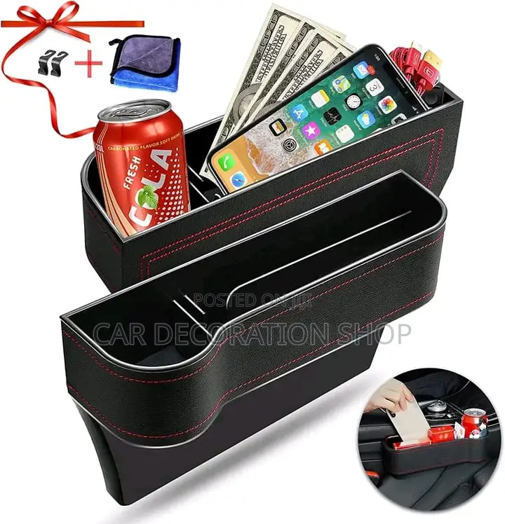 Car Driver en Co Driver Seat Gap Organizer 1pcs