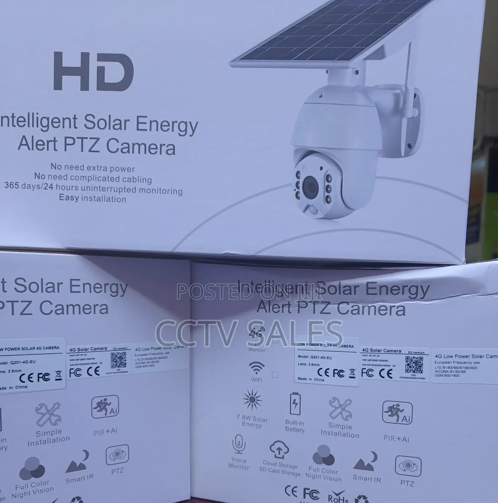 HD Intelligent Solar Energy Alert PTZ