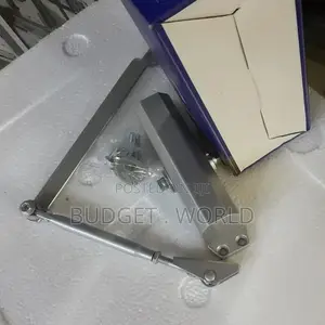 Hydraulic Door Closer With Stop Device, Adjustable Spring