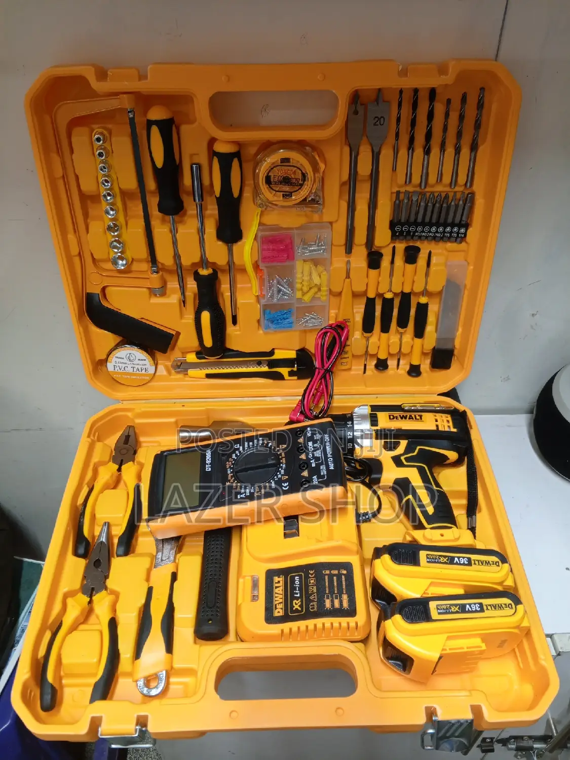 Dewalt Cordless Drill+Digital Multimeter