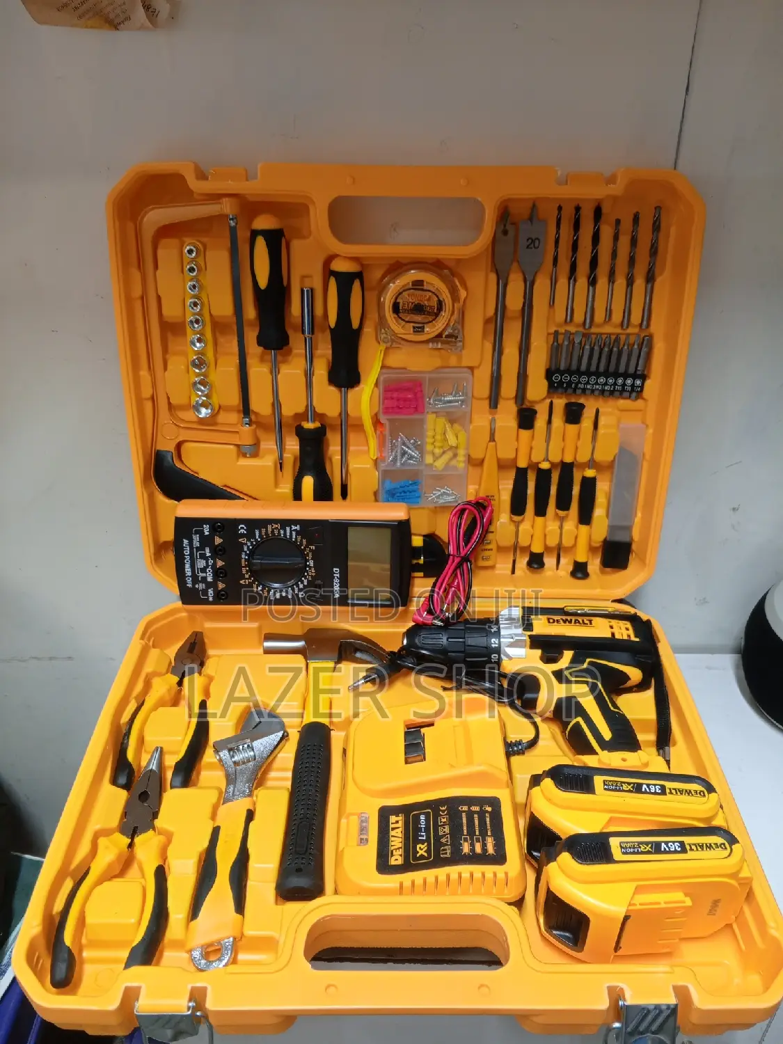 36v Cordless Drill+Multimeter