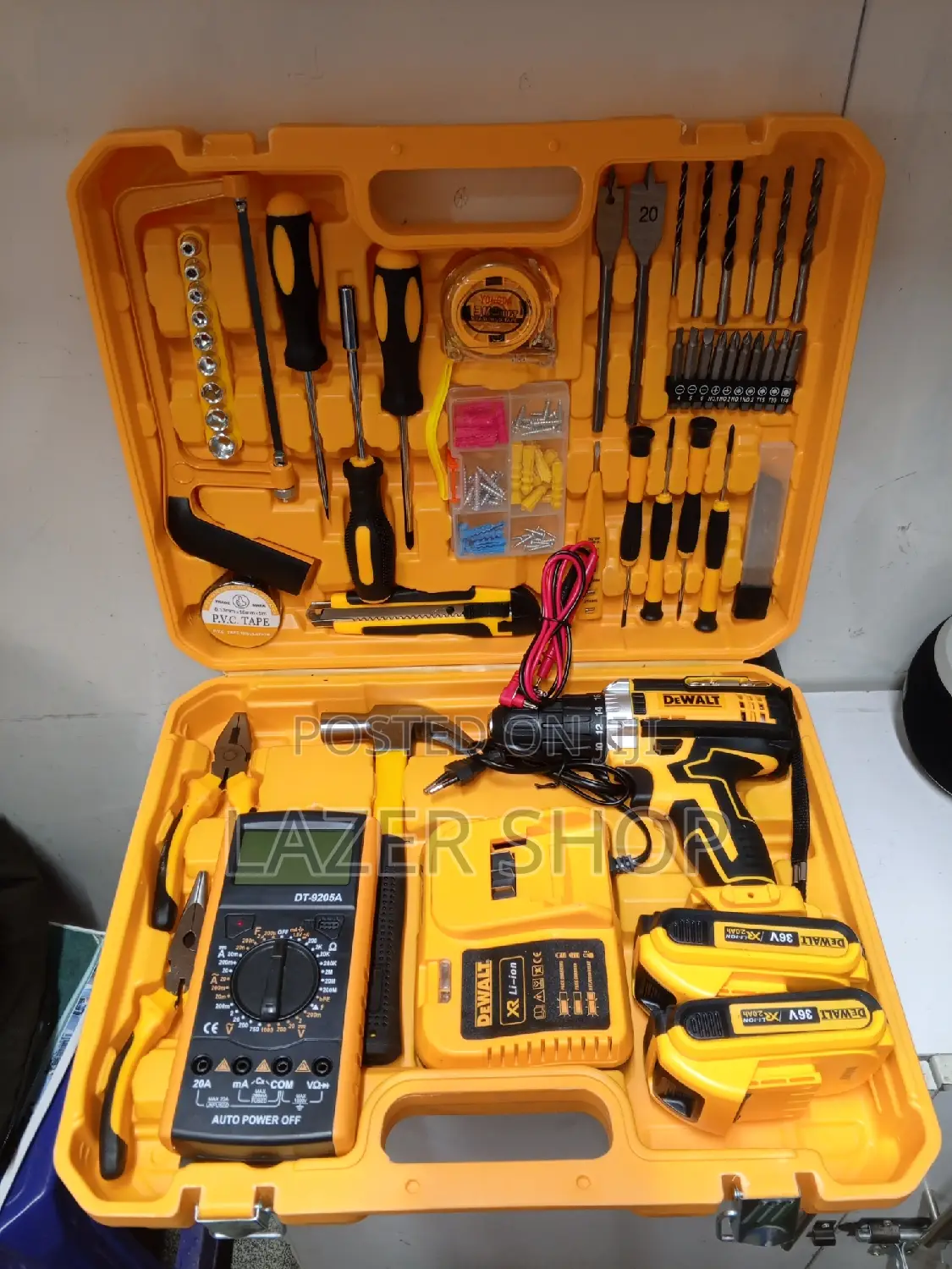 36v Cordless Drill+Multimeter