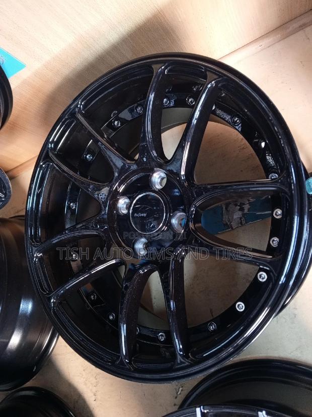 Racing Black Rims Size 15 Inch Set