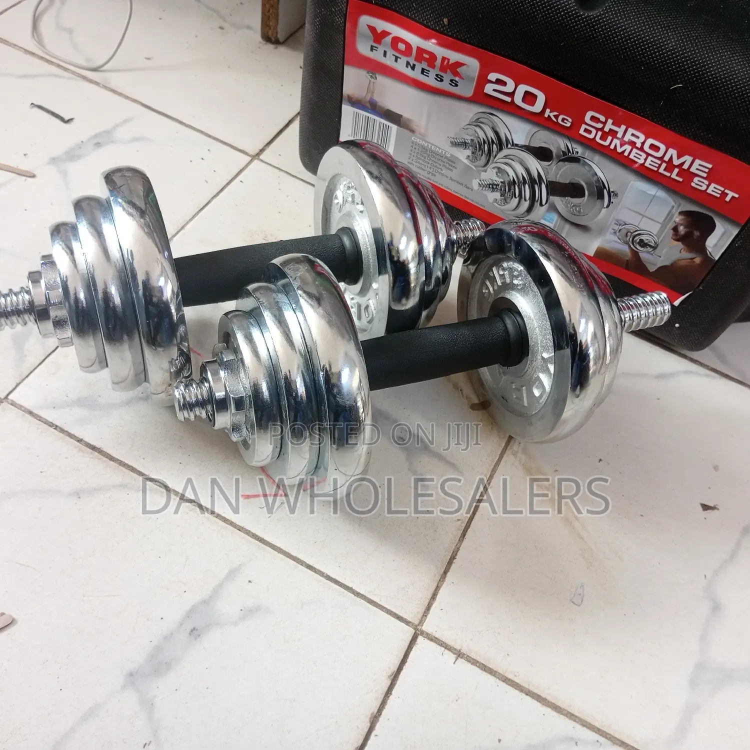20kgs Dumbells Set With Case