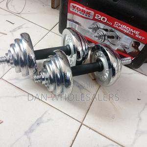 20kgs Dumbells Set With Case - thumbnail 2
