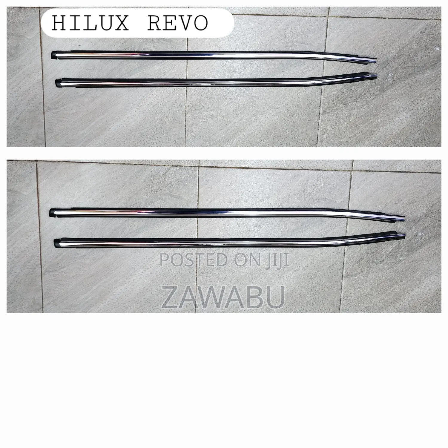 Hilux Revo Single Cab Weather Strips Chrome
