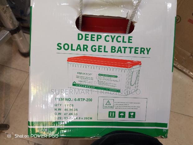 Solar Battery Deep Cycle Gel 200ah
