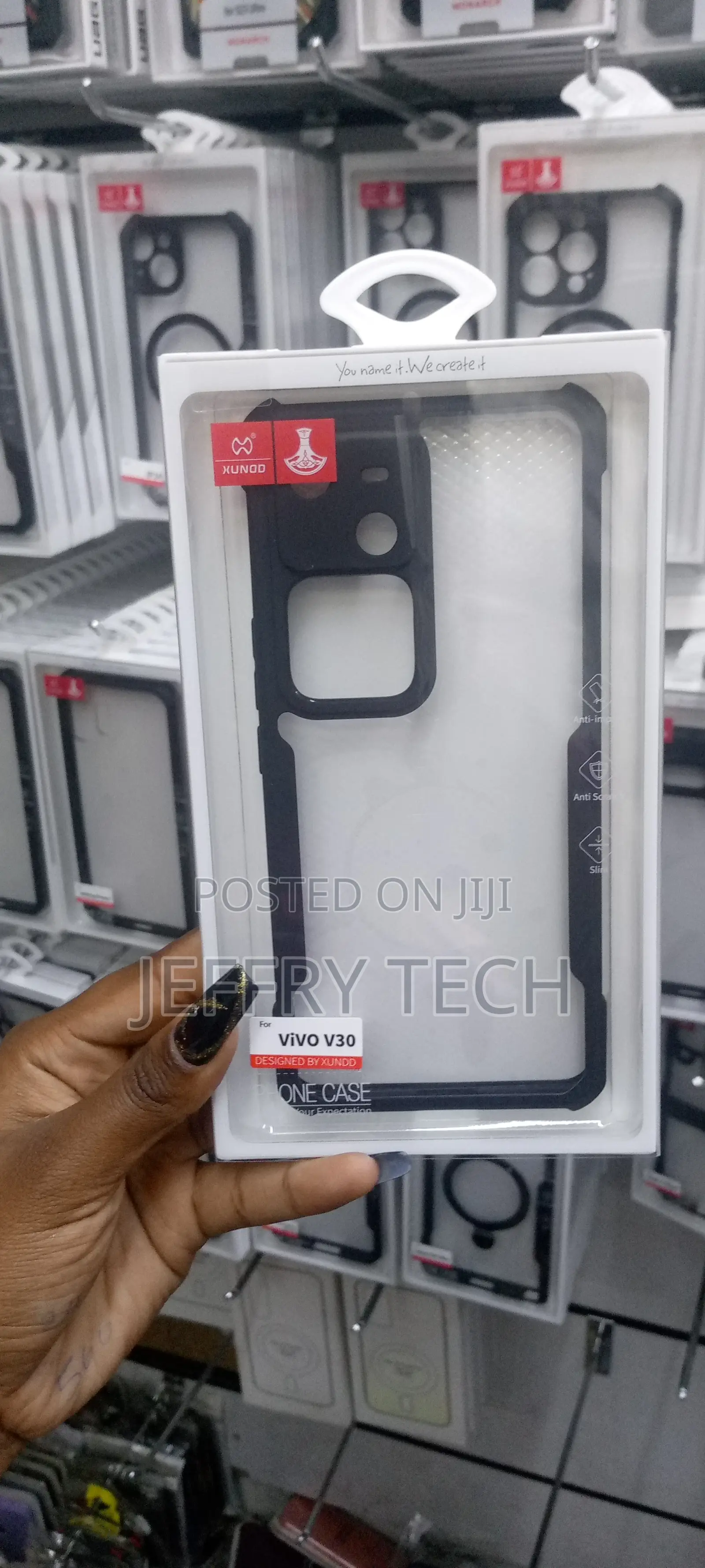 Vivo V30 Transparent OG Xundd Back Cover- RHOYOS