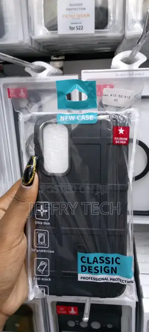 QWEN Samsung Galaxy A15 5G 4G Rugged Shield Shockproof Armor