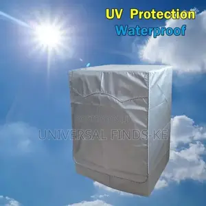 Silver Water/Dustproof Washing Machine Cover Front Load