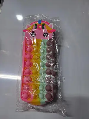 Cute Pop It Pencil Case for Kids