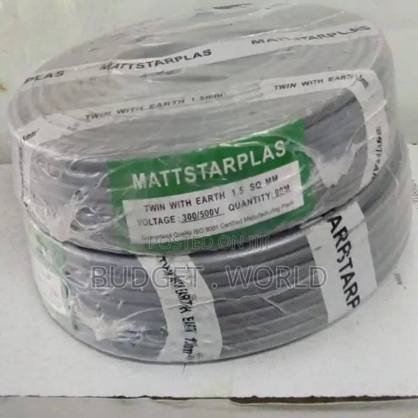 2.5mm Twin Earth With Cable- Best Quality-2.5mm Twin Earth
