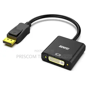 Display Port To DVI Converter Adapter Cable