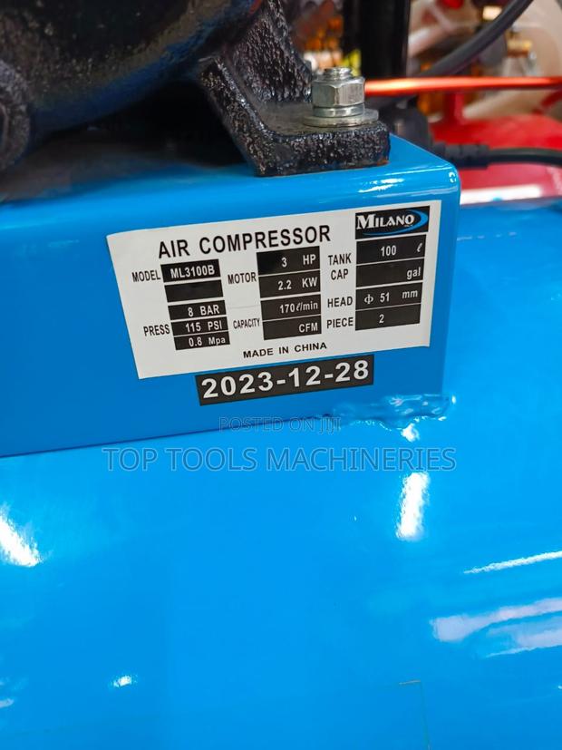 Milano 100litres Air Compressor - thumbnail 2