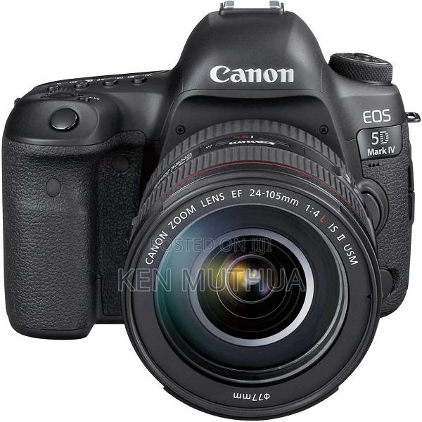 Canon Eos 5d Mark Iv DSLR Camera With 24-105mm F/4l Ii Lens