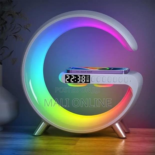 3 in 1 G63 Bluetooth Speaker Wireless Charger Ambient Light