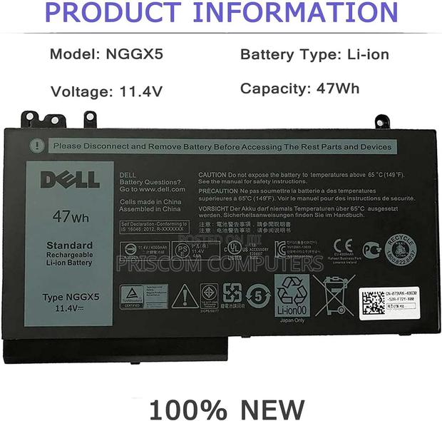 Laptop Battery for Dell Latitude E5270 E5470 E5570 - thumbnail 2