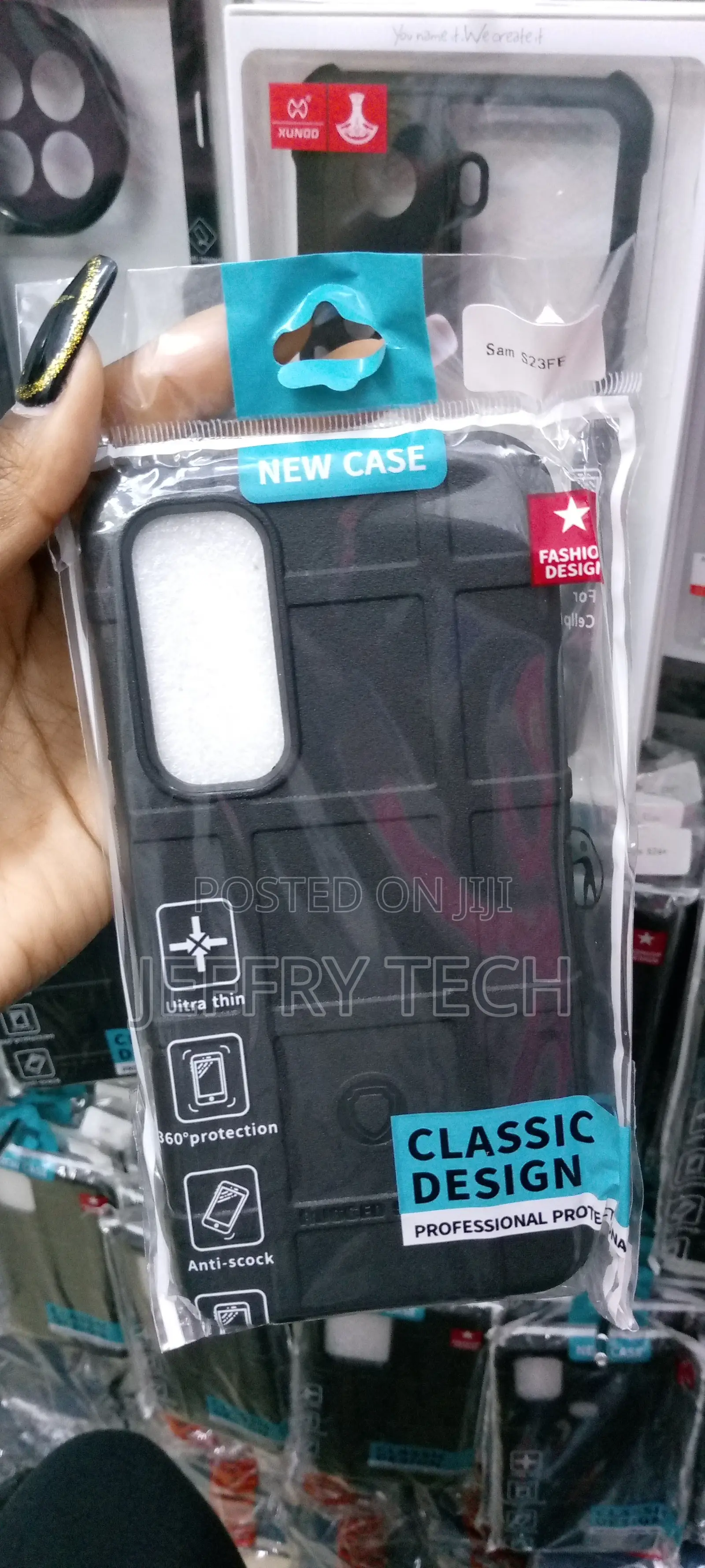 Galaxy S23 FE 5G Shockproof Rugged Armor Case TPU Back Cove