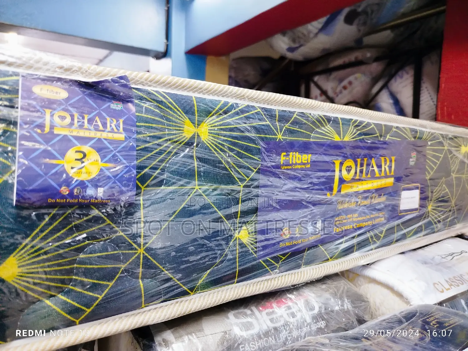 5by6 8inch HD Quilted Mattresses + Free Delivery.