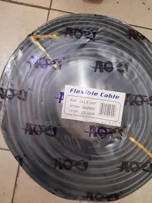 1.5mm Flexible Cable, 500v, Black, Sheathed