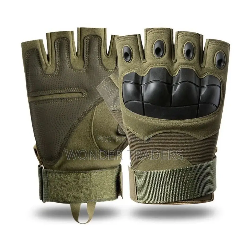 Tactical Gloves Military Army Combat Fingerless