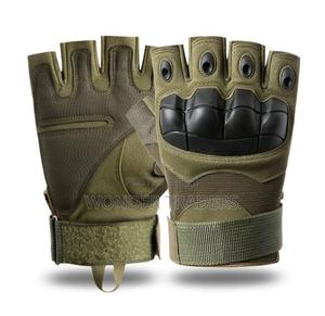 Tactical Gloves Military Army Combat Fingerless - thumbnail 2