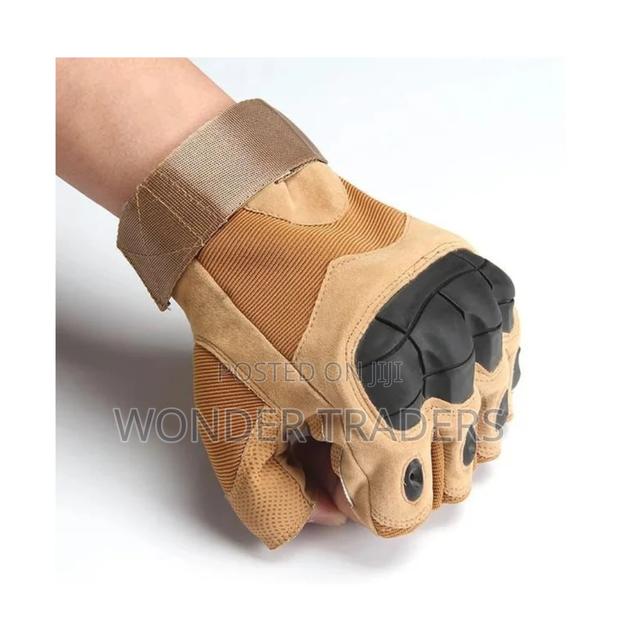 Tactical Gloves Military Army Combat Fingerless - thumbnail 3