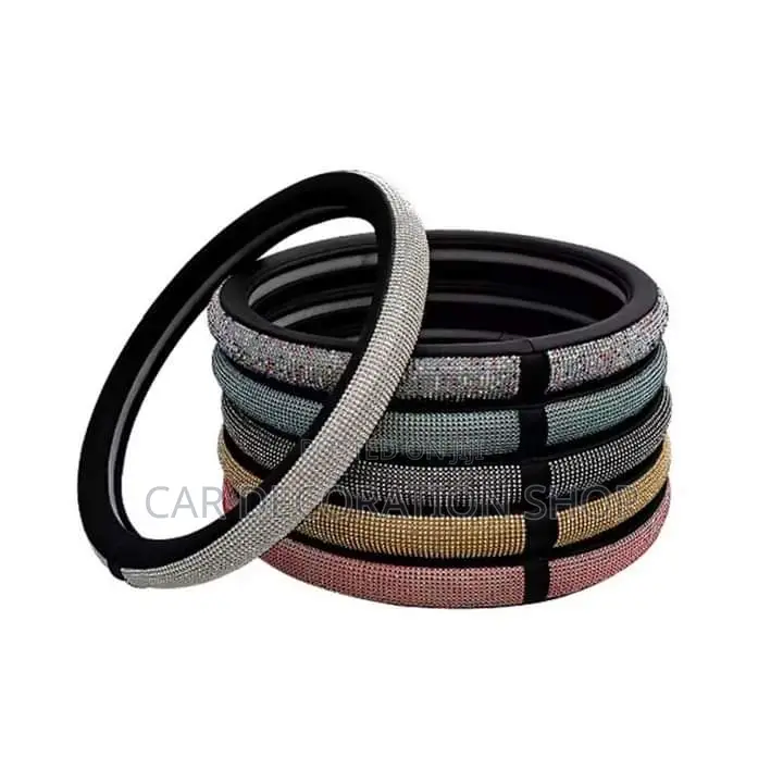 Different Glittery Colors Steering Wheel Cover