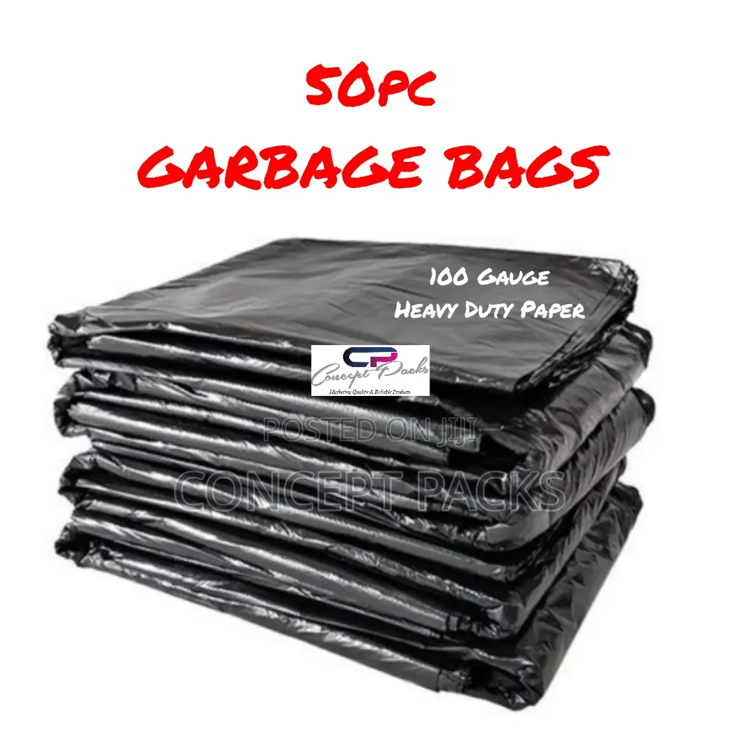 50 PCS Garbage Bags for Home Use