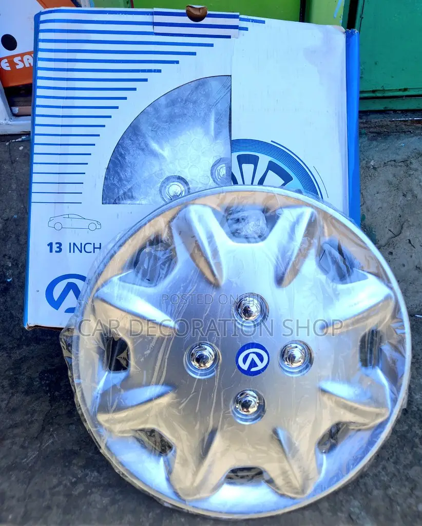 13inches Silver Wheel Caps 4pc