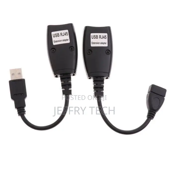 USB 2.0 Extender to Over Cat5/5e/6 Connection Ethernet Exten