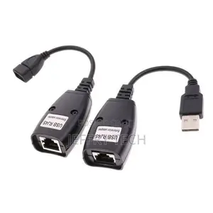 USB 2.0 Extender to Over Cat5/5e/6 Connection Ethernet Exten