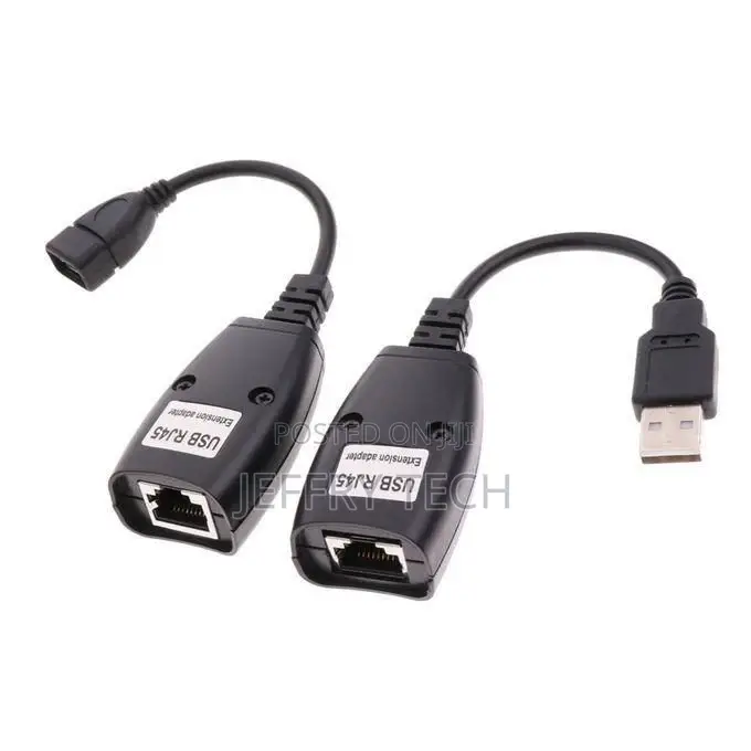USB 2.0 Extender to Over Cat5/5e/6 Connection Ethernet Exten