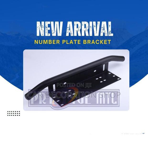 2in1 Number Plate Bracket With Fog Lights Holder