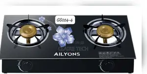 Ailyons Gs014-4 Stainlesssteel 2 Burner Table Top Gas Cooker