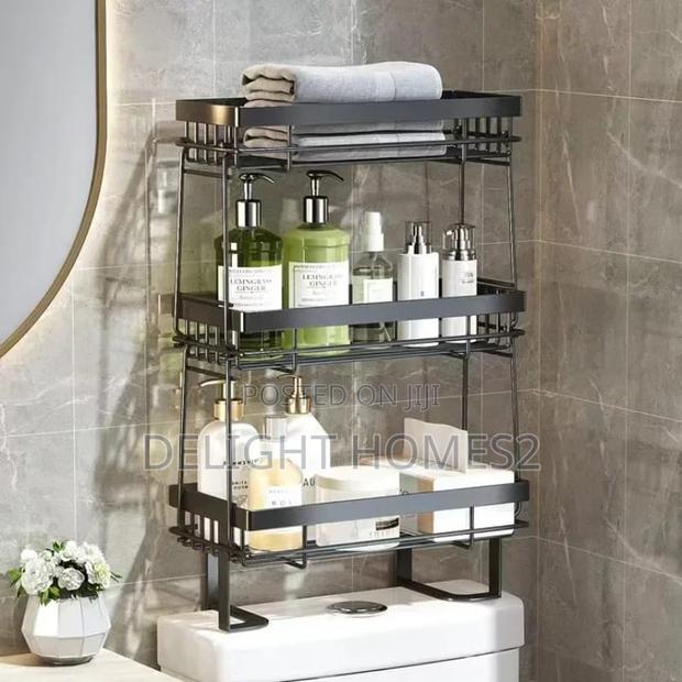 Tripple Layer Over the Toilet Rack/Shelf Bathroom - thumbnail 3
