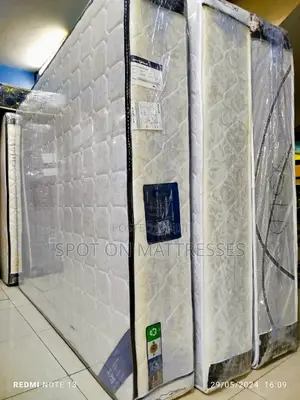 6by6 Orthopedic Spring Mattresses + Free Delivery.