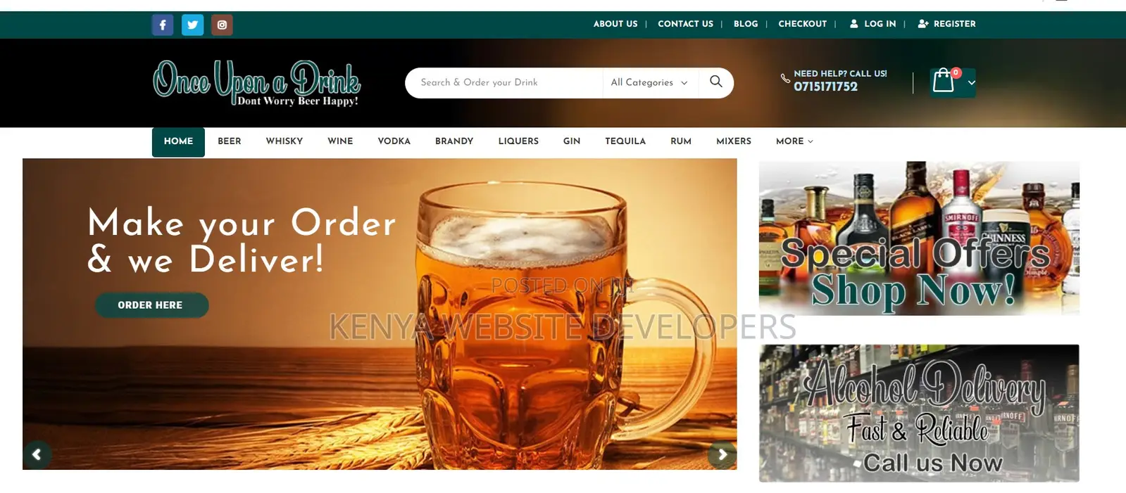 Affordable Website Development in Kenya