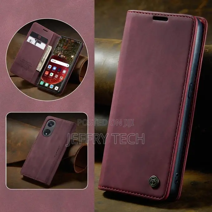 Case for OPPO Reno 8T 5G /A1 Pro 5G Burgundy Pippi Flip Cove