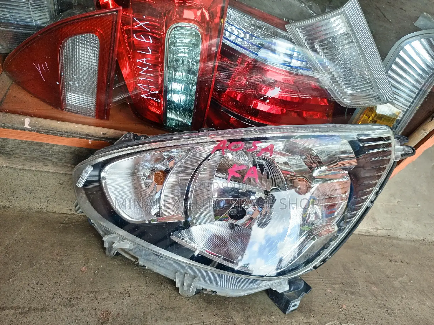 LHS Mitsubishi Mirage Nonzenon Headlight 2013 Onwards